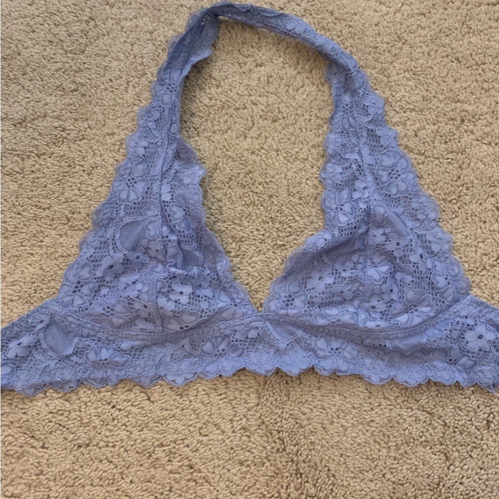 Blue free people bralette